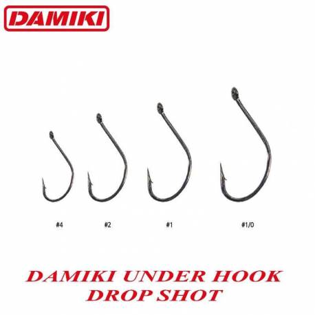 Carlige drop shot DAMIKI Under Hook Nr.1/0 10buc/plic