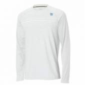 Bluza sport Wilson Blow Away LS, barbati, alb, XXL