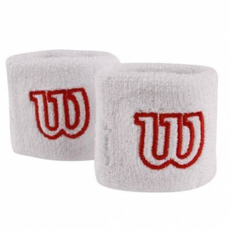 Set bandane incheietura Wilson, 6 cm, alb, 2 bucati