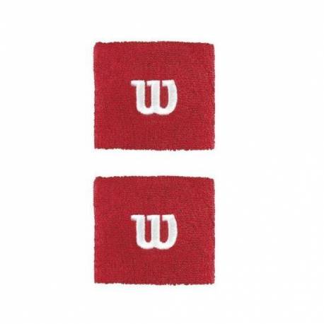 Set bandane incheietura Wilson, 6 cm, rosu, 2 bucati