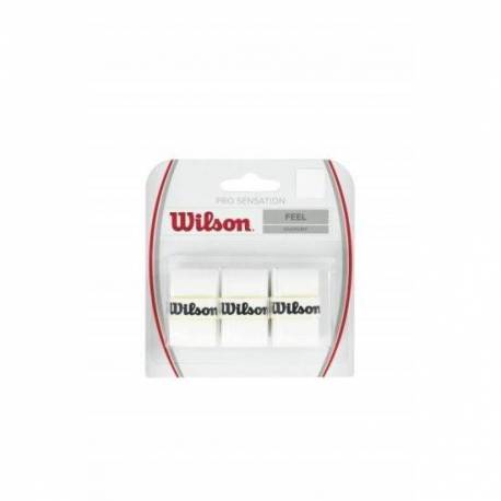 Set overgrip Wilson Pro Sensation, alb, 3 bucati