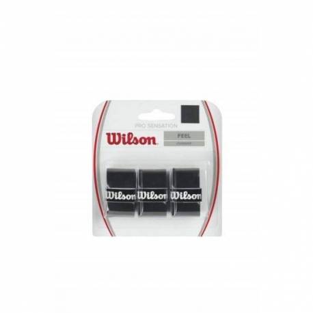 Set overgrip Wilson Pro Sensation, negru, 3 bucati