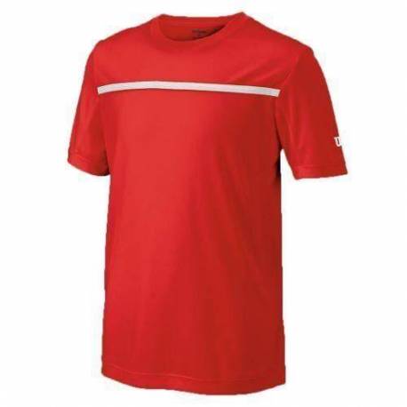 Tricou sport Wilson Team Crew, juniori, rosu, S