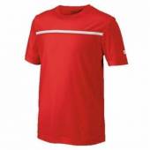 Tricou sport Wilson Team Crew, juniori, rosu, XS