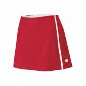 Fusta tenis Wilson Team, rosu/alb, pentru femei, M