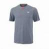 Tricou sport Wilson Summer Henley, juniori, gri, S