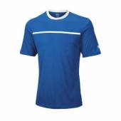 Tricou sport Wilson Team Crew, barbati, albastru, XXL INTL