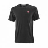 Tricou sport Wilson UWII Linear Crew, barbati, negru, M