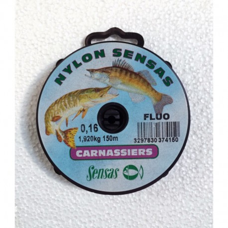 Fir monofilament SENSAS PREDATOR FLUO 0,16MM/1,92KG/150M