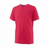 Tricou sport Wilson UWII Henley, baieti, rosu, M