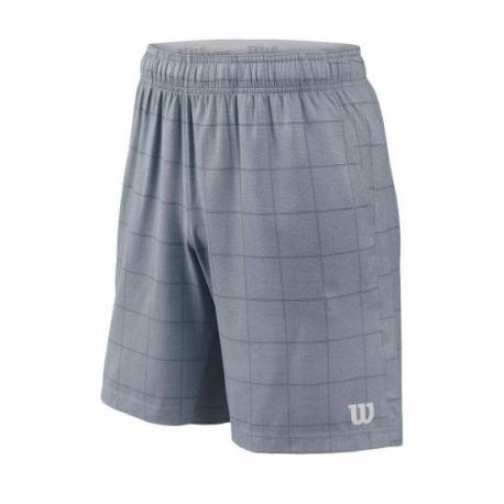 Pantaloni scurti Wilson Star Plaid, pentru barbati, gri, XXL