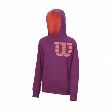 Hanorac Wilson Shoulder Cotton Hoody, juniori, violet, XS