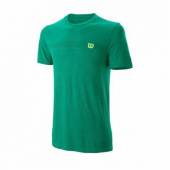 Tricou sport Wilson Competition Seamless Crew, barbati, verde, S