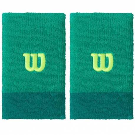 Set bandane incheietura Wilson, extra late, verde