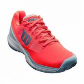 Pantofi sport Wilson Rush Pro 3.0 Clay, femei, roșu/alb, 36 1/3