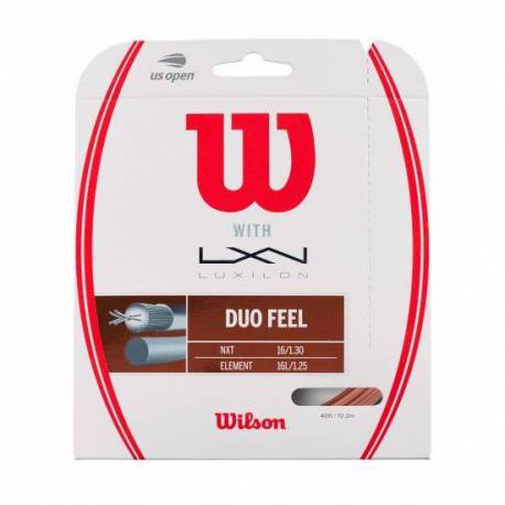 Set racordaj Wilson LXN Duo Feel 1.3, crem, 12.2m