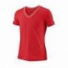 Tricou sport Wilson Team V-Neck, fete, rosu, M