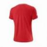 Tricou sport Wilson Team V-Neck, fete, rosu, XS