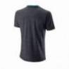 Tricou sport Wilson Competition Flecked Crew, barbati, gri, L