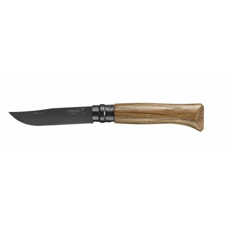 Cutit OPINEL Nr 08 Black Oak, inox, finisaj negru mat