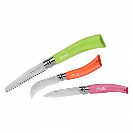 Set unelte gradinarit OPINEL in cutie de lemn