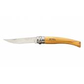 Cutit OPINEL Nr 08 Slim, otel inox cu maner din lemn de maslin