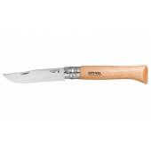 Cutit OPINEL Nr 12, inox, maner din lemn de fag