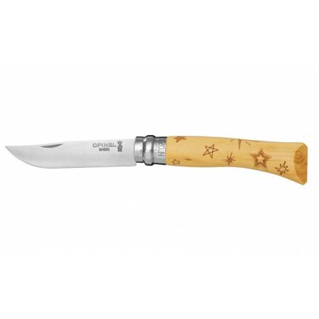 Cutit OPINEL Nr 07 Nature, inox, maner gravat stele