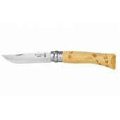 Cutit OPINEL Nr 07 Nature, inox, maner gravat amprente