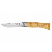 Cutit OPINEL Nr 07 Nature, inox, maner gravat frunze