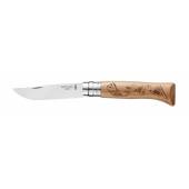 Cutit OPINEL Nr 08, inox, maner gravat ciclist