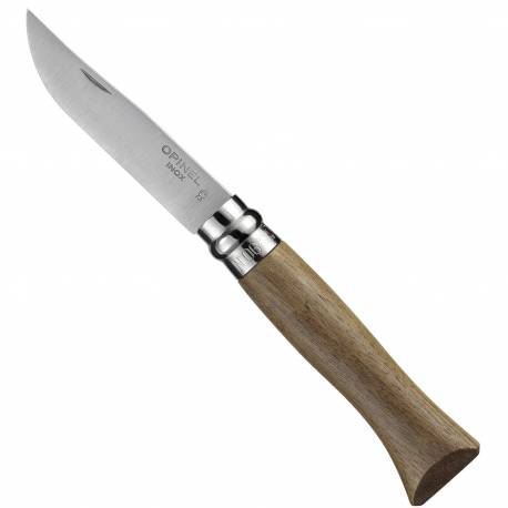 Cutit OPINEL Nr 06, inox, maner din lemn de nuc