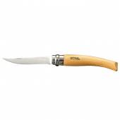 Cutit OPINEL Nr 08 Slim Line, inox, maner din lemn de fag