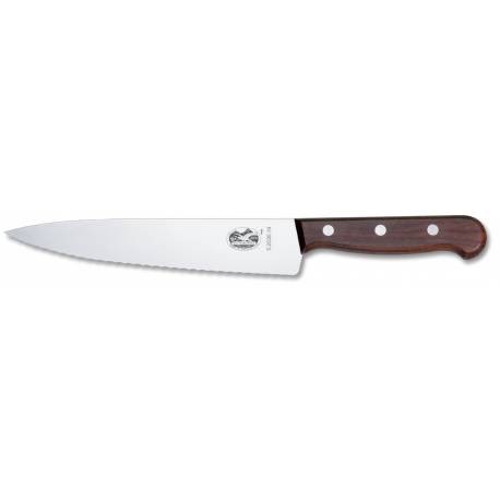 Cutit pentru carne VICTORINOX cu maner din lemn, lama 19 cm