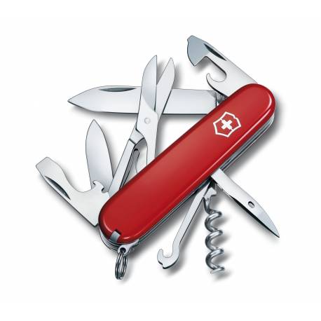 Briceag multifunctional VICTORINOX Climber, rosu, 14 functii