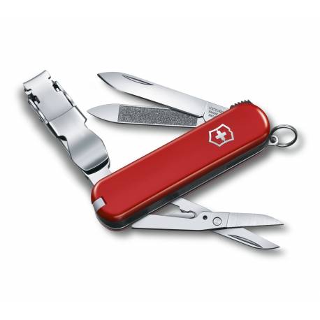 Unghiera multifunctionala VICTORINOX Nail Clip 580, rosu, 8 functii