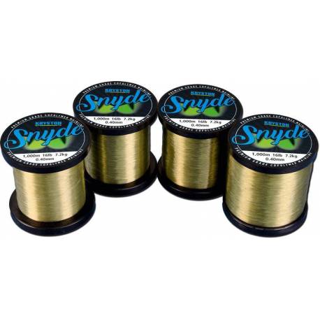 Fir monofilament Kryston Snyde Premium Grade Copolymer, 1000m, 13lb, 0.35mm, Green