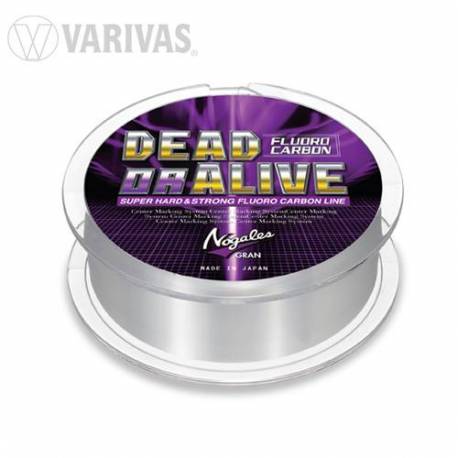 Fir fluorocarbon VARIVAS DEAD OR ALIVE, translucid, 100m, 0.370mm, 18lb