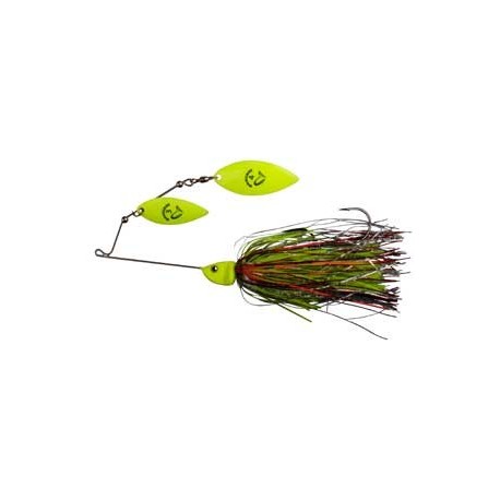 Spinnerbait SAVAGE GEAR Da Bush, 32g, Culoare Yellow Silver