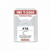 Carlige fly Varivas IWIT-2000 2X Fine, Nr.10, micro barb, Negru