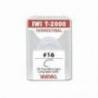 Carlige fly Varivas IWIT-2000 2X Fine, Nr.10, micro barb, Negru
