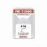 Carlige fly Varivas IWIT-2000 2X Fine, Nr.10, micro barb, Negru