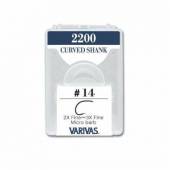 Carlige musca Varivas Fly 2200 2X-3X Fine, Nr.24, micro barb, 30 buc/plic