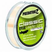 Fir inaintas monofilament Predator-Z Classic Kevlar Leader, 20m, 0.24mm, 15.0kg, transparent