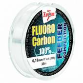 Fir Fluorocarbon CARP ZOOM Leader Feeder Competition, Transparent, 25m, 0.20mm, 3.54kg