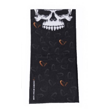 Bandana SAVAGE GEAR Skull Tec-Tube, negru, marime universala