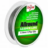 Fir inaintas textil Carp Zoom Leader Allround, 20m, 0.10mm, 2.9kg, Gri