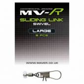 Vartej Rolling cu Agrafa Interlock MAVER MV-R Sliding Link, Large, 5 buc/plic