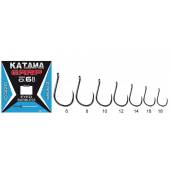 Carlige Maver Katana Competition Carp KC06B Barbless, Nr. 8, Negru, 15 buc/plic