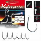 Carlige stationar Maver Katana 1220 Nichel, Nr. 1/0, 20 buc/plic